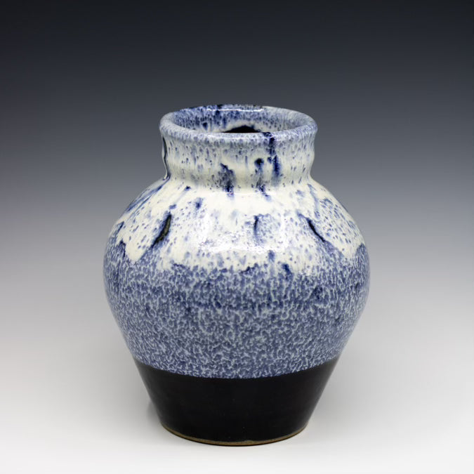 Blue Ching/Yellow Salt Vase