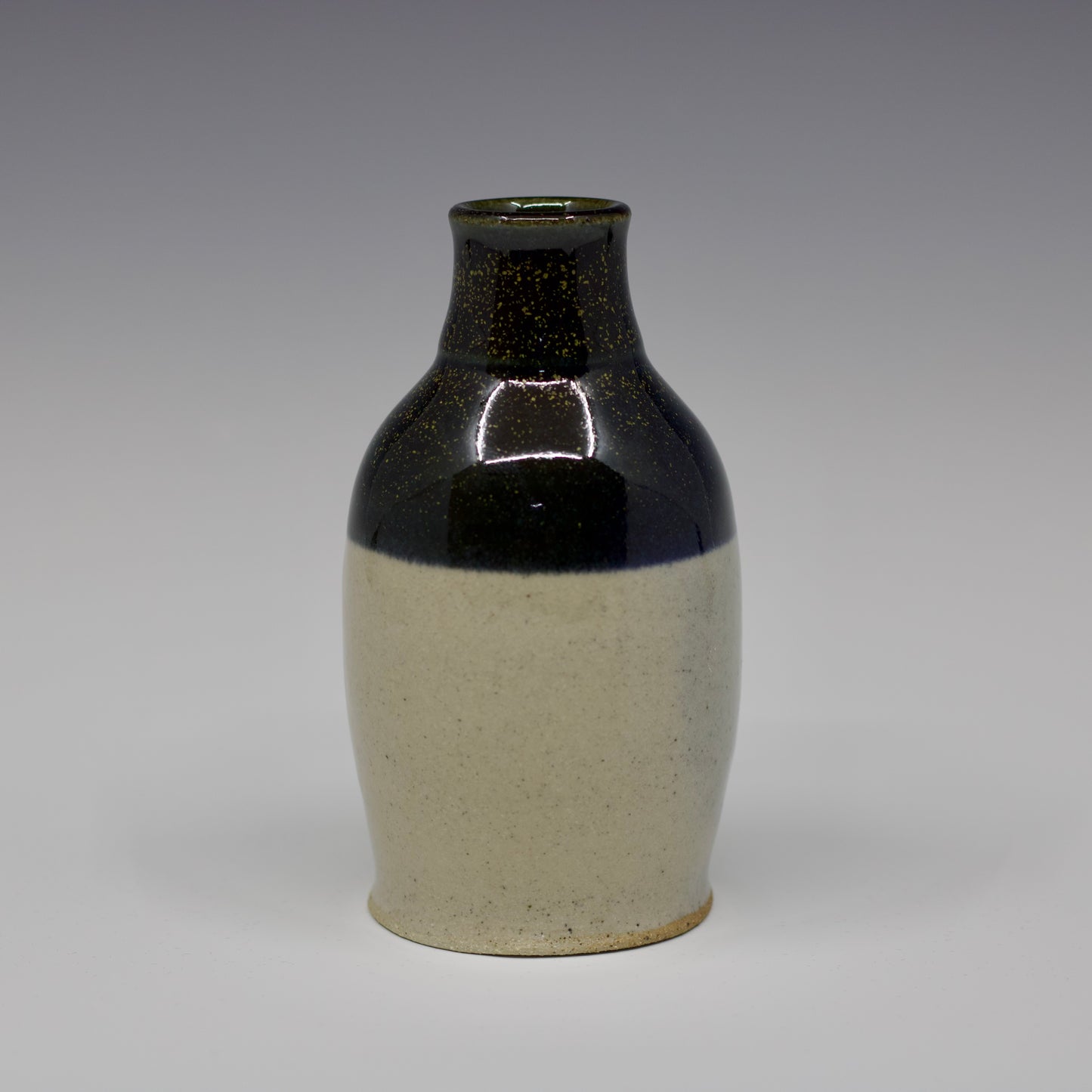 B&W Small Stoneware Bottle