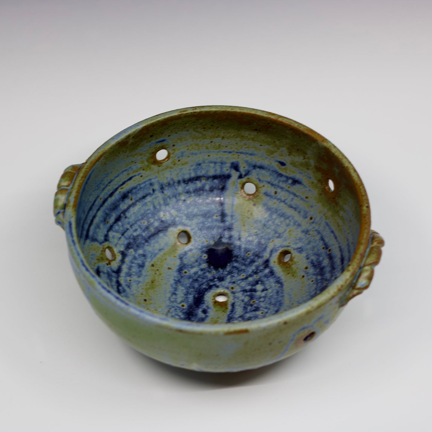 Cobalt Stoneware Berry Bowl