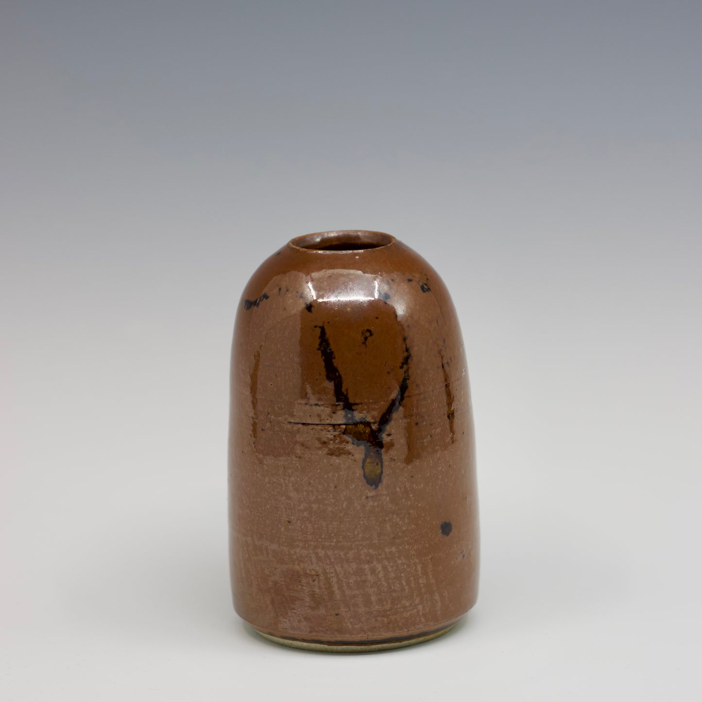 Tenmoku Bud Vase