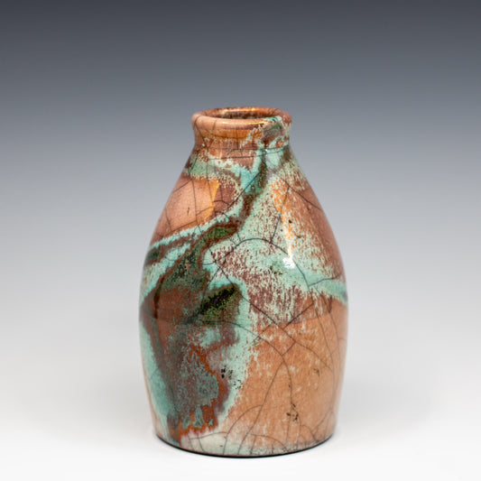 Small Fumed & Raku Vessel
