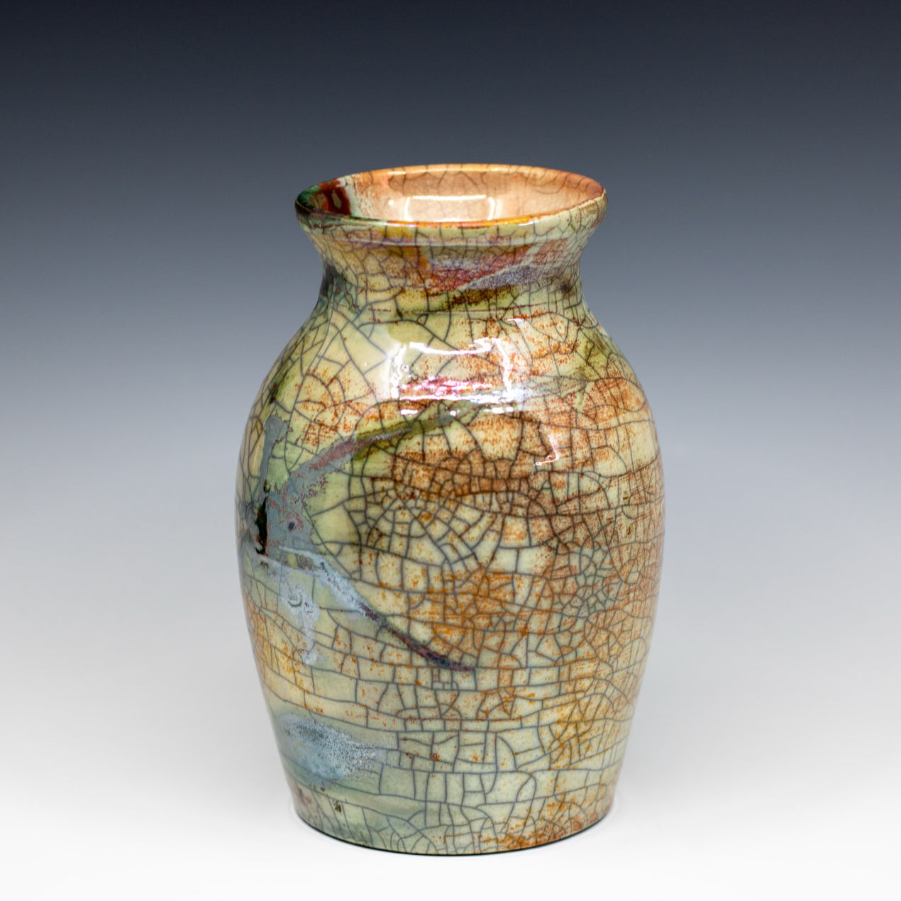 Fumed/Raku Vessel